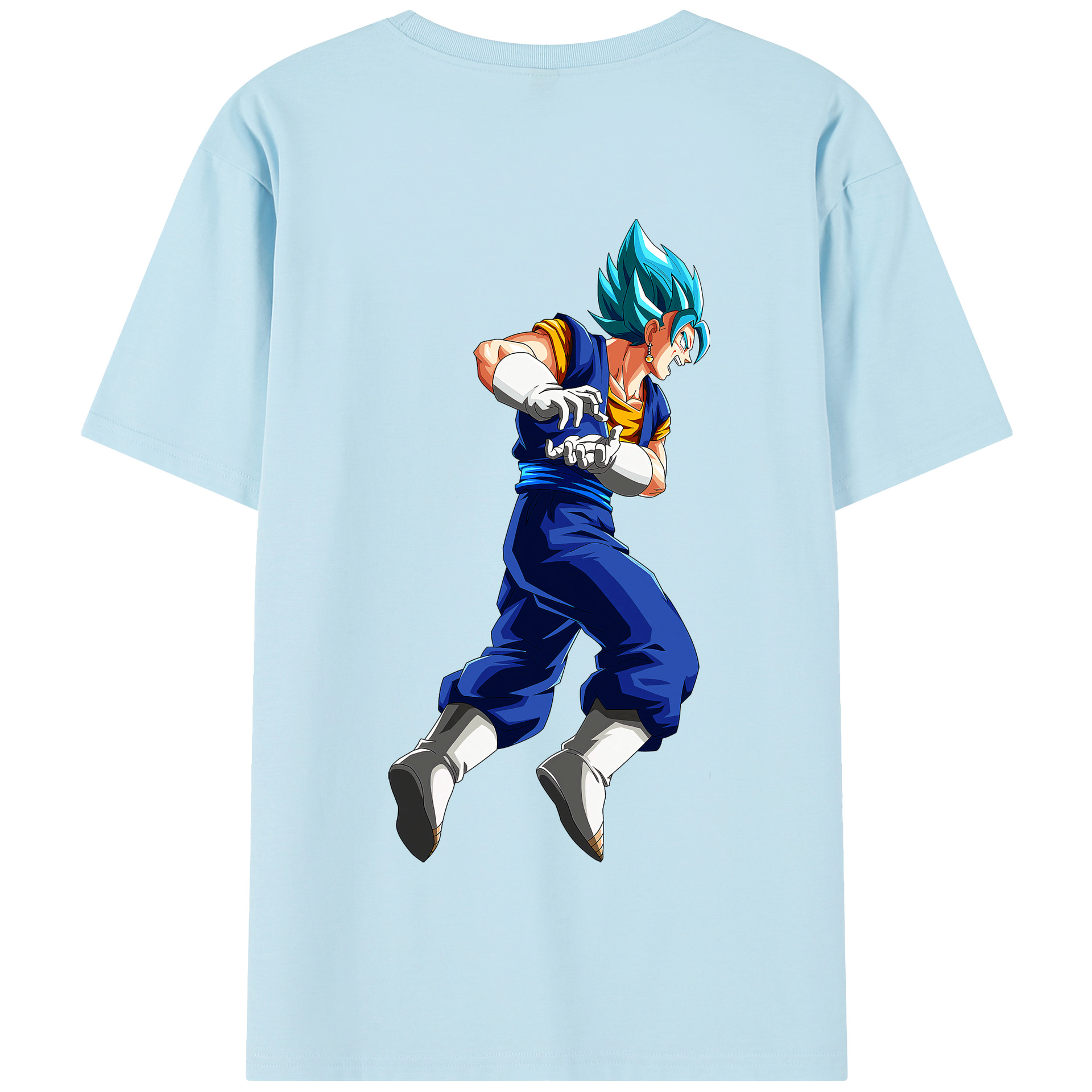 （画像用） ドラゴンボール ベジット DRAGON BALL Vegetto 綿100％半袖Tシャツ（背面プリント）